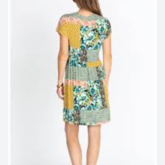 NWT Johnny Was Paisley patch relaxed fit boho shift dress - Picture 2 of 8